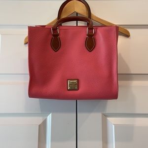 Dooney & Bourke Pebble Leather Janine Pink bag
